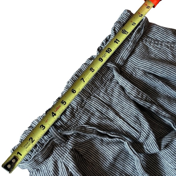 PREPPY 90s LOFT NAVY & WHITE STRIPED WAIST TIE GIRLY SKIRT, WOMENS SIZE 4 - Picture 5 of 7